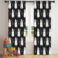 thumbnail image 5 of Blackout Kids Curtains,Halloween Ghosts and Skulls Childrens Insulated Curtains Set Of 2,Bedroom Essentials,Toddler Room Decor 42"x84", 5 of 5