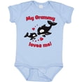 thumbnail image 3 of Inktastic My Grammy Loves Me Orca Family Boys or Girls Baby Bodysuit, 3 of 5