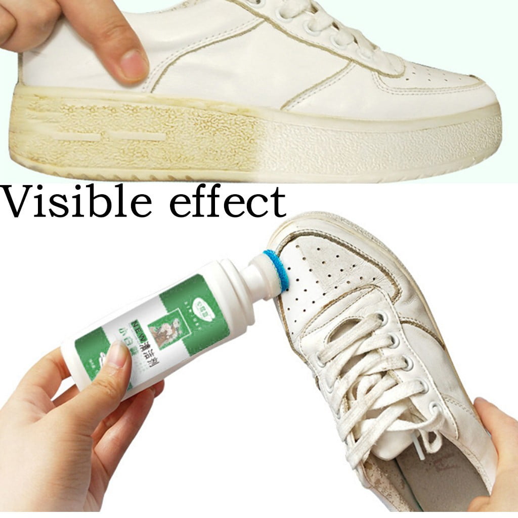  White Shoe Polish for Sneakers Leathers and Textiles with 1  Pair Shoelace : Clothing, Shoes & Jewelry