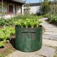 thumbnail image 6 of Rijanmt Thickened Planting Bags with Handles,Waterproof Plastic Plants Grow Bags,Moveable Planting Containers for Outdoor Vegetable,Trees,Flowers and Herbs Gardening,15.74x15.74x11.81 Inch, 6 of 6