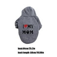 thumbnail image 3 of Jpxdew 4XL Dog Hoodie – Warm Fleece Sweater for Large Dogs – "I Love My Mom" Design – Soft & Comfortable Winter Clothes for Bigger Breeds – Available in Multiple Colors & Sizes, 3 of 6