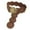 Brown, variant on Vintage Western Style Women'S Belt Exaggerated Round Hollow Metal Plated Wide Leather Belt Belt Brown M