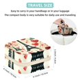 thumbnail image 5 of Valentine's Day Travel Portable Square Jewelry Box for Rings Earrings Necklaces Bracelets Girls Women Display Case Holder Organizer Stand Storage Box, 5 of 6