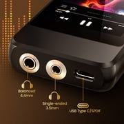 Hifi Walker H20 Pro Hi-Res MP3 Player, Bluetooth Lossless Music Player with Dual DAC, 3.2 Touch, DSD256/32bit 192kHz, aptX/LDAC, 3.5mm & 4.4mm Output, 64GB SD Card