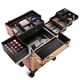 thumbnail image 2 of Carrito de cosméticos Stagiant estuche de maquillaje con 4 bandejas oro rosa, 2 of 8