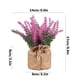 thumbnail image 3 of Artificial Plant In Pots Mini Potted Flowers Plant In Cloth For Home Decor Party Wedding Garden Table Office Patio Decoration, 3 of 6