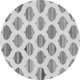 thumbnail image 1 of Ahgly Company Indoor Round Solid Gray Modern Area Rugs, 3' Round, 1 of 4