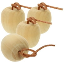 LEORX 4Pcs Realistic Artificial Fruit Wood Table Decoration for Home Decor