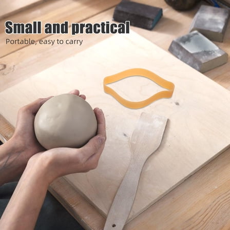 WEAVILUX Heavy Duty Rubber Bands Pottery Elastic Wrapping Bands Khaki 1Set