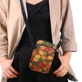 thumbnail image 4 of HELLHERO Sling Bag Pumpkins Maple Leaves Lightweight Travel Crossbody Purse for Men, Women, 4 of 7