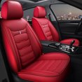 thumbnail image 4 of Funda de asiento de coche universal de piel sintética de 1 asiento para Passat B8 Opel Corsa D Peugeot 2008 BMW E46 E90 Accesorios de coche Detalles interiores, 4 of 5