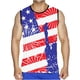 thumbnail image 1 of Hombres Casual Cuello Redondo Jersey Bandera 3D Impresión Digital Camiseta Tops Chaleco Pompotops  oipoqjl30547, 1 of 5
