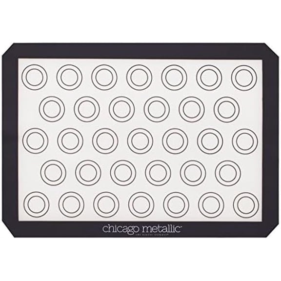Silicone Pastry Mat with Measurements,, Baking Mat with Cookie Marks Gray 16.5x11.5 Inch