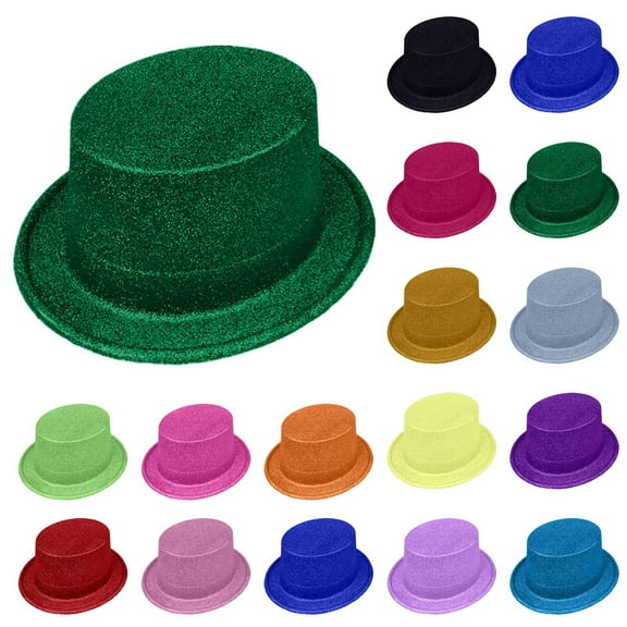 Women's Wide Brim Green Sequin Fedora Hat for St. Patrick's Day Celebration