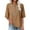 360Khaki, variant on Clothing 2025 Womens Casual Short Sleeve Button Down Shirts Summer Plain Top Blouses with Pockets Womens Short Sleeve Button Down Shirts Official Collar Blouse Basic Simple Dress Shirt