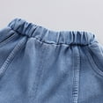 thumbnail image 3 of Toddler Boy Casual Jeans Solid Color Fashionable Pants, 3 of 8