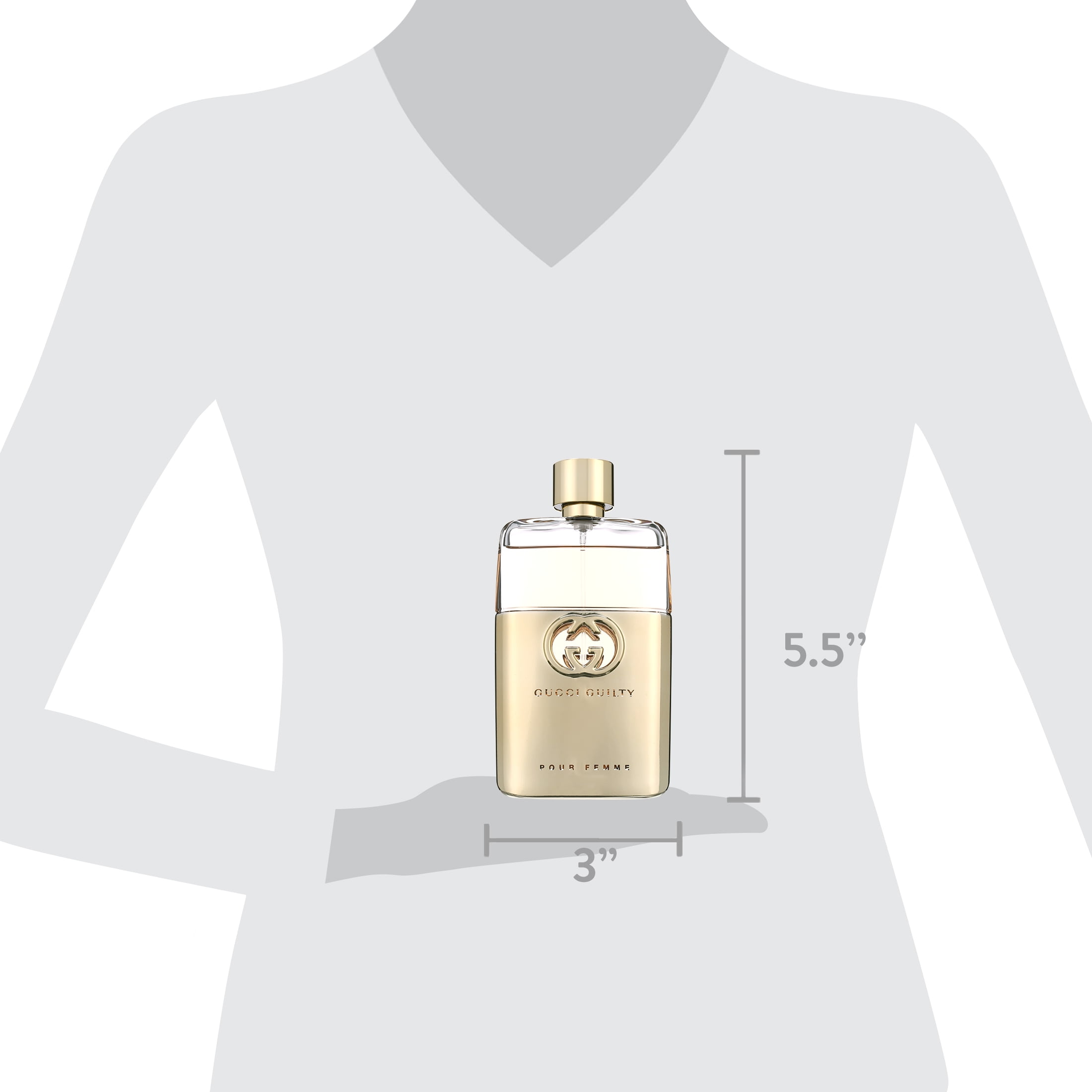 Gucci Guilty Pour Femme Eau De Parfum Spray, Perfume for Women, 3 Oz