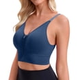 thumbnail image 3 of SPZTSX Womens High Impact Sports Bras Wireless Front Zipper Breathable Stretch Workout Bra for Gym Running Daily Training, 3 of 5