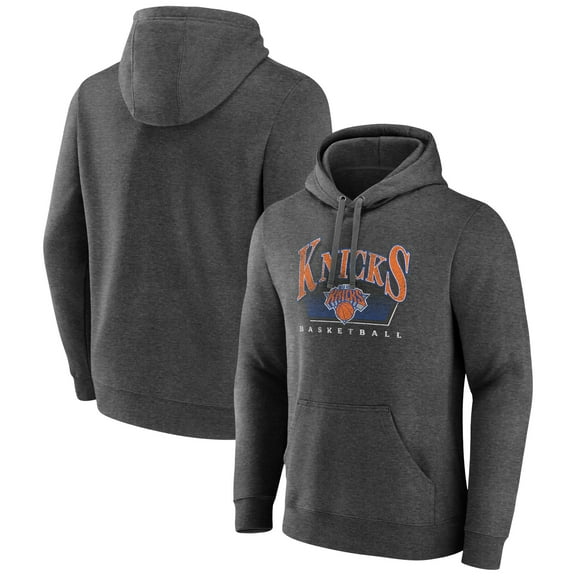 Men's Charcoal New York Knicks Selection Pullover Hoodie