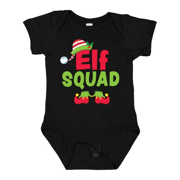 Inktastic Christmas Elf Squad Boys or Girls Baby Bodysuit