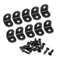 thumbnail image 1 of Unique Bargains Équerre d'Angle Noire en Forme de L 20mmx20mmx16mm Lot de 10, 1 of 5