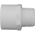 thumbnail image 5 of Charlotte Pipe PVC 02109C 1000HA Schedule 40 PVC MIP Adapter, 1 In., 10-Pk. - Quantity 1, 5 of 6