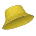 thumbnail image 2 of Kdxio Reflective Bucket Hat - Yellow Glitter Print Bucket Hat for Men,Women, 2 of 9