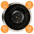 thumbnail image 5 of Melamine Dinnerware Sets for 4, 12 Piece Plates and Bowls Sets - BPA Free, Dishwasher Safe, Outdoor Indoor Use, Golden Star, 5 of 7