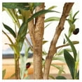 saney Artificial Olive Tree Realistic Fake Silk Tree 6 Feet Tall Faux
