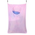 thumbnail image 1 of (Color rosa) 2 cestas colgantes para la colada, bolsa para la colada, bolsa organizadora para dormitorio y baño, 1 of 5