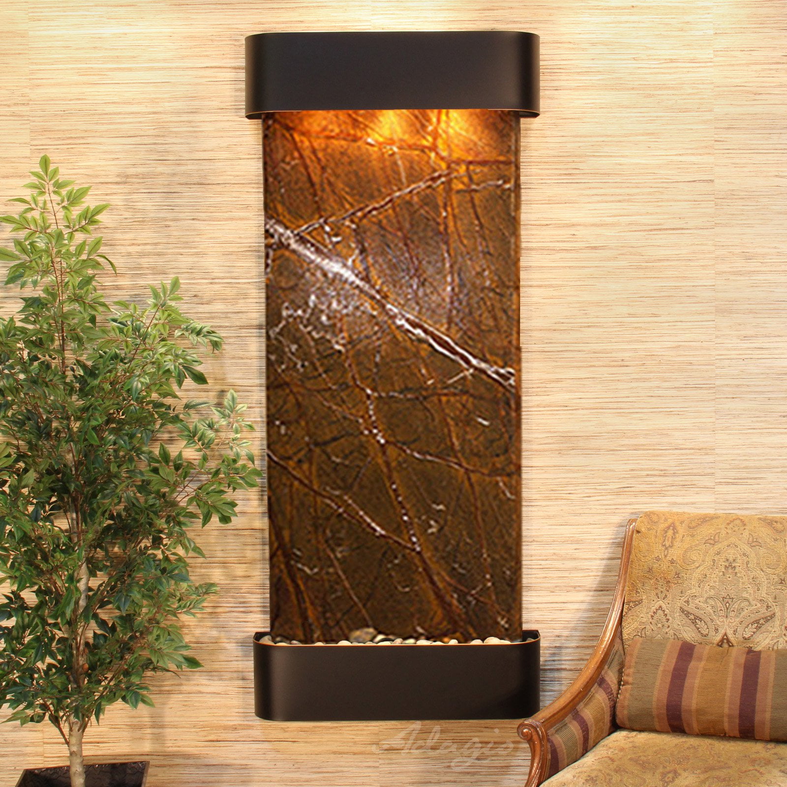 Adagio Inspiration Falls Wall Indoor Fountain