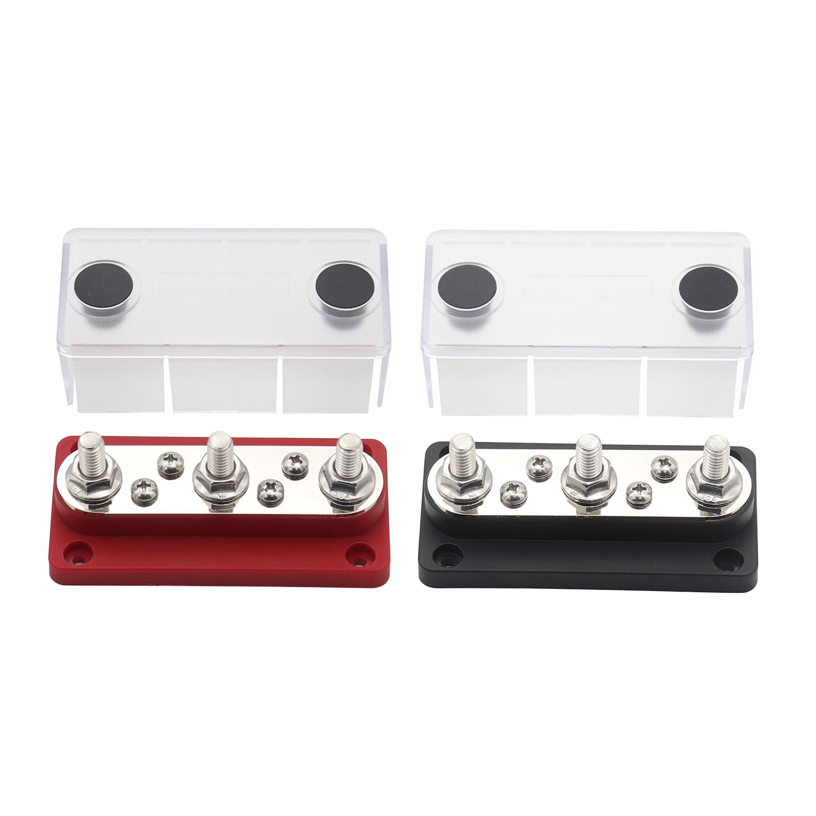 Bus Box Board 48V 150A Power Distribution Block with Cover for Car Boat Marine Truck Junction Terminal Block