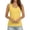 Yellow, variant on Lace Camisole Tank Tops for Women Soft Stretch Ribbed Cami Summer Square Neck Cap Sleeve Vest Tops Yellow XXL