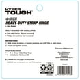 thumbnail image 6 of (2 pack) Hyper Tough 4 in. Heavy Duty Strap Hinge, Zinc Plated, 1 Piece, 6 of 9