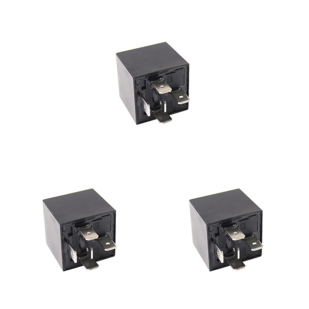 Scienceny Relé de 12 V/24 V, terminales de arranque electromagnético, relés de servicio de carga de corriente, fuente de alimentación Type1 NO1