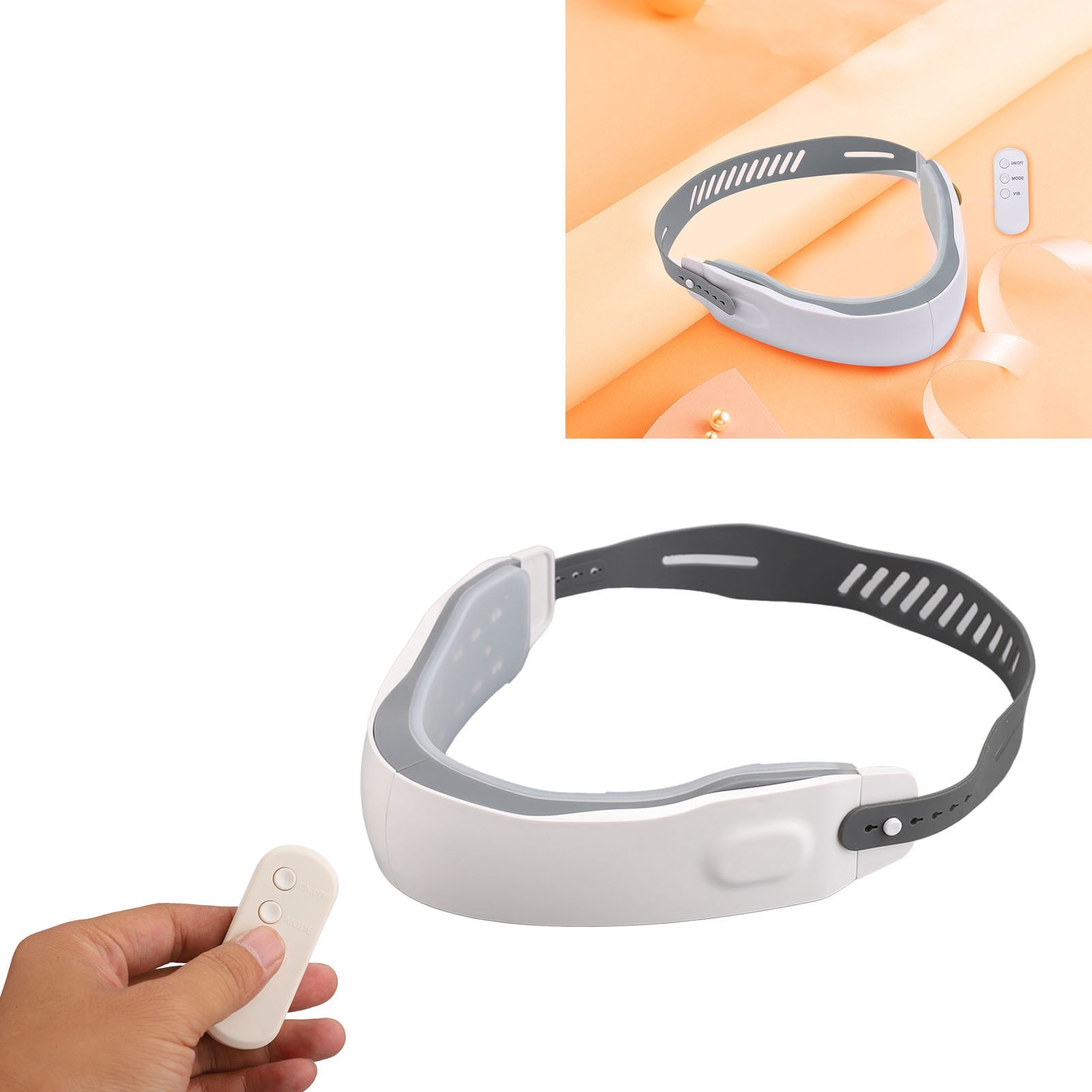 BOKYAN V Face Lifting Machine Microcurrent Skin Toning Device with Red Blue Light Therapy Cellulite Massager Facial Vibration for Double Chin Reduction Jawline Tightening and Face Lift Belt Included