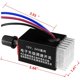 thumbnail image 5 of 1 Regulador de Velocidad del Motor DC 12 V/24 V 10 a Interruptor del Controlador de Velocidad del Motor para el Control del Calentador del Ventilador del CamióN del Coche, 5 of 5