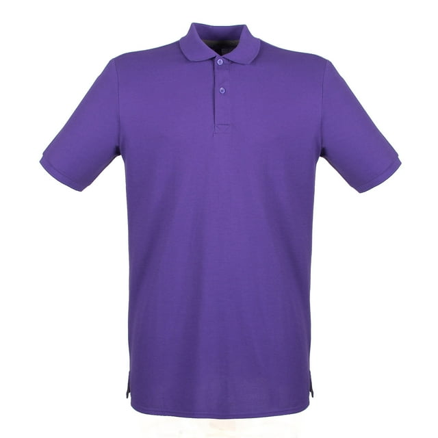 Henbury Polo Piqué en Coton Coupe Moderne pour Hommes