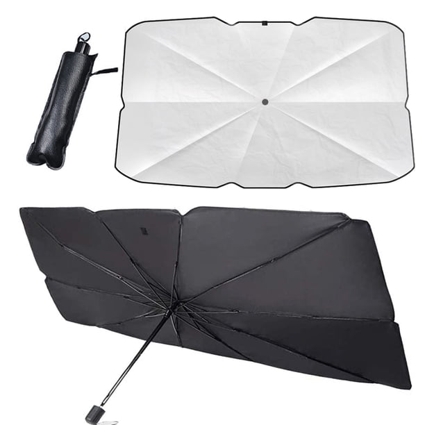 Parasol para Parabrisas de Automóvil: Pantalla de Aislamiento Térmico Protectora UV Giratoria y Plegable de 360° Diseño de Almacenamiento Compacto Ajuste Universal para Sedanes