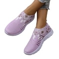 thumbnail image 5 of IEMIEMIEM Women's Athletic Shoes Slip On Walking Casual Comfort Lightweight Breathable Mesh Sock Shoe Non-Slip Tennis Running Sneakers 5.5 wide, 5 of 6