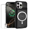 thumbnail image 1 of Funda de batería YINGYKJ para iPhone 16 Pro Max 12000mAh negra, 1 of 7