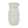 thumbnail image 5 of CosmoLiving by Cosmopolitan 12" Geometric White Ceramic Vase, 5 of 8