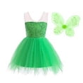 thumbnail image 2 of Disfraz elegante de hada Dressy Daisy con alas de mariposa color verde, 2 of 3