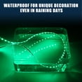 thumbnail image 5 of Unique Bargains 4pcs 53.1 Inch LED Strip Light Decoration Cuttable Waterproof Green Light for Car Truck, 5 of 6