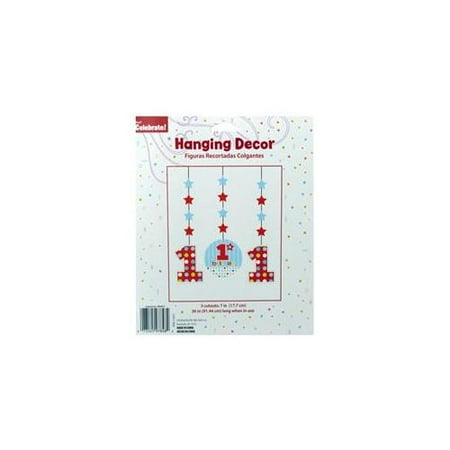 1st Birthday Hanging Decor Cutouts (Case of 144 )