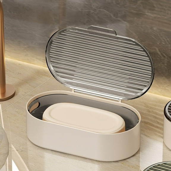 Specollect Clearance 3Pcs Travel Soap Case,Leakproof Soap Container with Lid,Portable Bar Soap Holder for Traveling,Soap Dish for Bathroom,Shower,Gym,School,Camping,Vacation,Outdoor