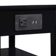 thumbnail image 4 of Convenience Concepts American Heritage Table d'Appoint avec Station de Recharge, Noir, 4 of 9