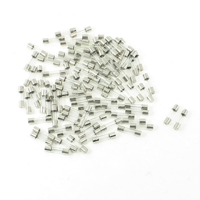 Unique Bargains 100 Pcs 250 Volts 5Amp Fast Blow Type Glass Tube Fuses 5 x 20mm