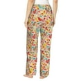 thumbnail image 3 of Uemuo Colorful Chicken Pattern Women's Wide Leg Palazzo Lounge Pants with Pockets Light Weight Loose Comfy Casual Pajama Pants-XX-Large, 3 of 9