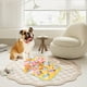 thumbnail image 5 of Dog Sniffing Mat Puzzle Toy | Interactive Large Cup-Shaped Training Mat | Olfactory Stimulation Energy Consumption | Decompression Slow Feeder | 46x52cm Polyester | Green/Yellow, 5 of 6